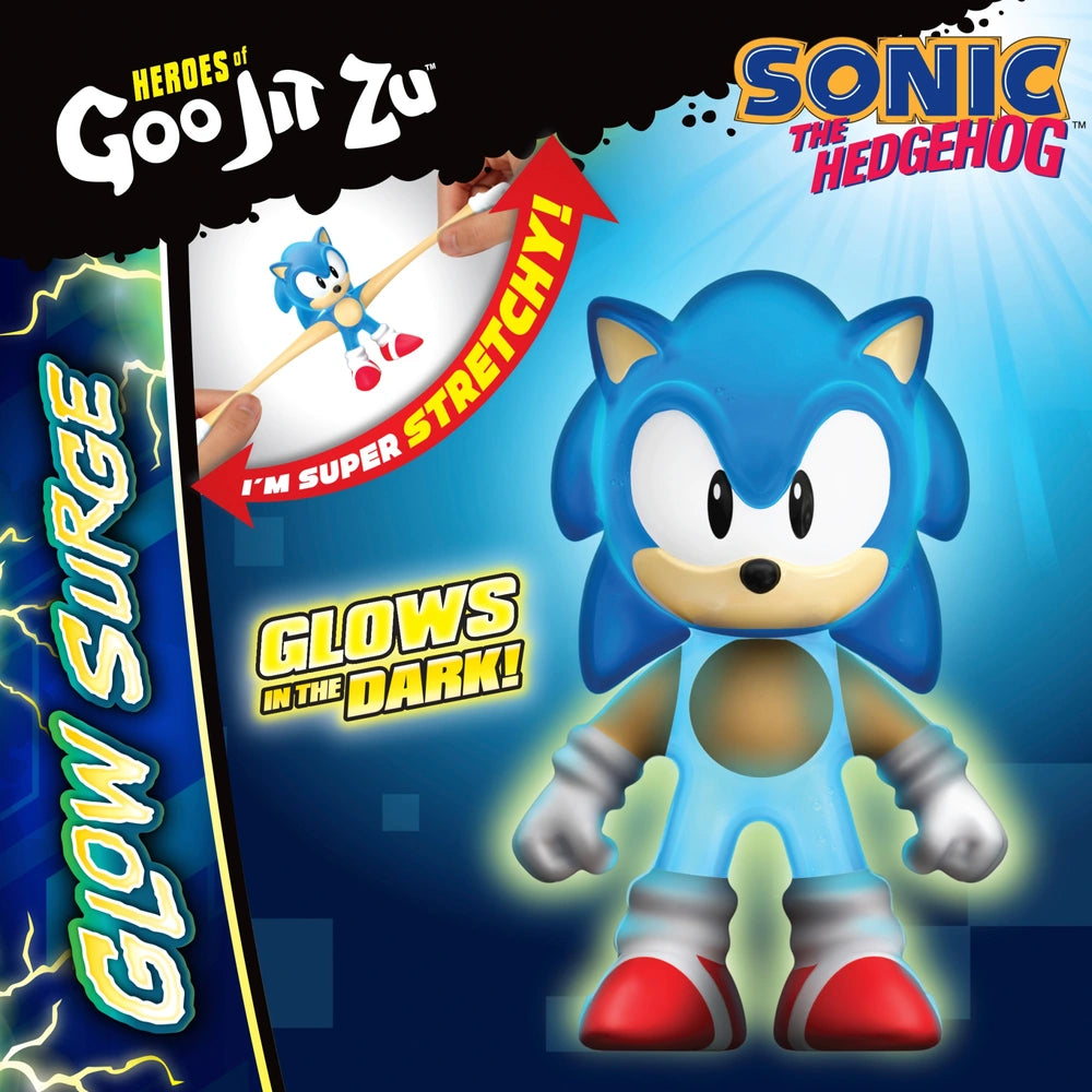 Heroes Of Goo Jit Zu Sonic The Hedgehog Glow Surge Sonic
