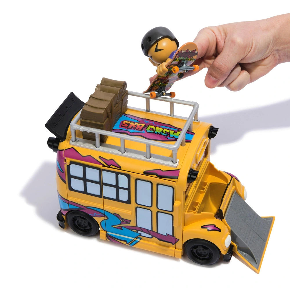 Tech Deck Sk8 Crew 2-In-1 Transforming Ultra Sk8 Bus Set