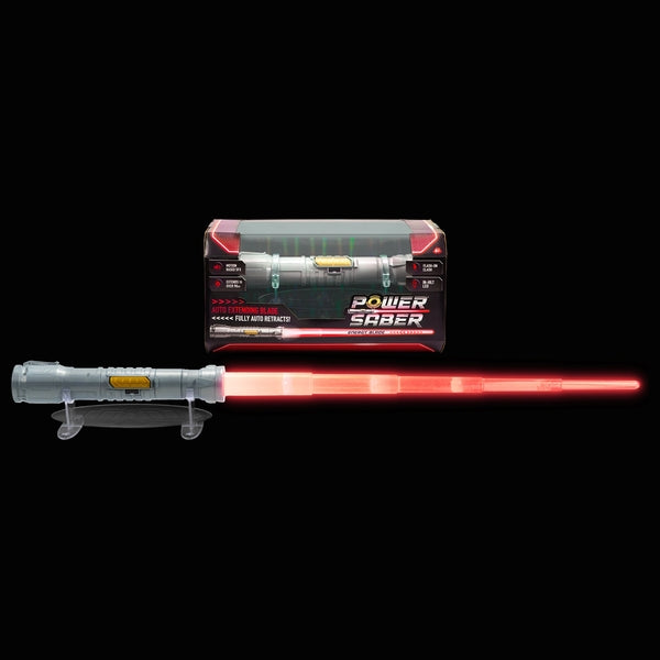 Power Saber Auto Extending And Retracting Saber-Red