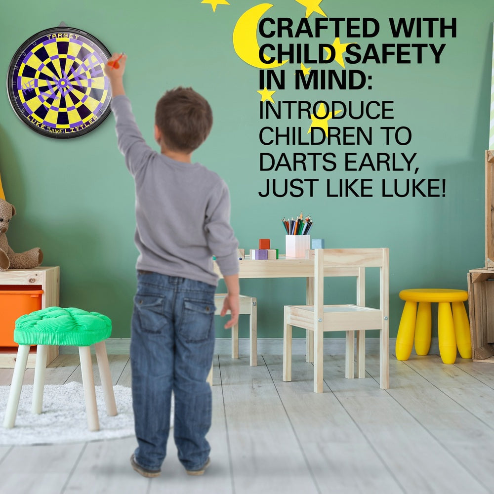 Luke Littler Dart Board Magnetic Darts Set