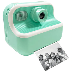 Instant Print Camera In Mint Green