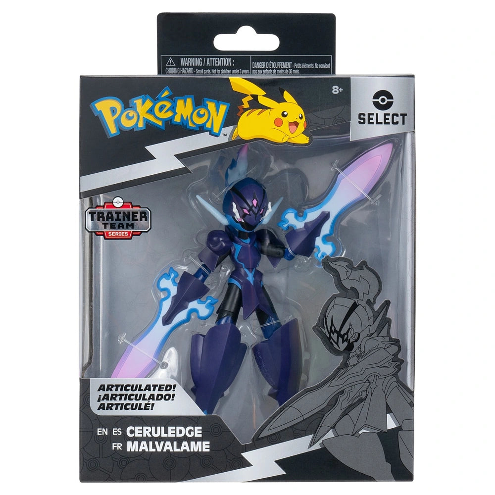 Pokémon Select Action Figure Trainer Team Ceruledge 15Cm