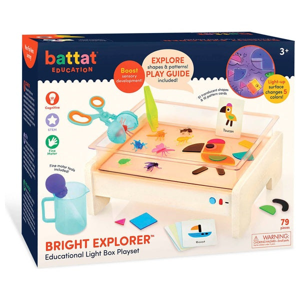 Battat Education Bright Explorer Activity Light Box Playset