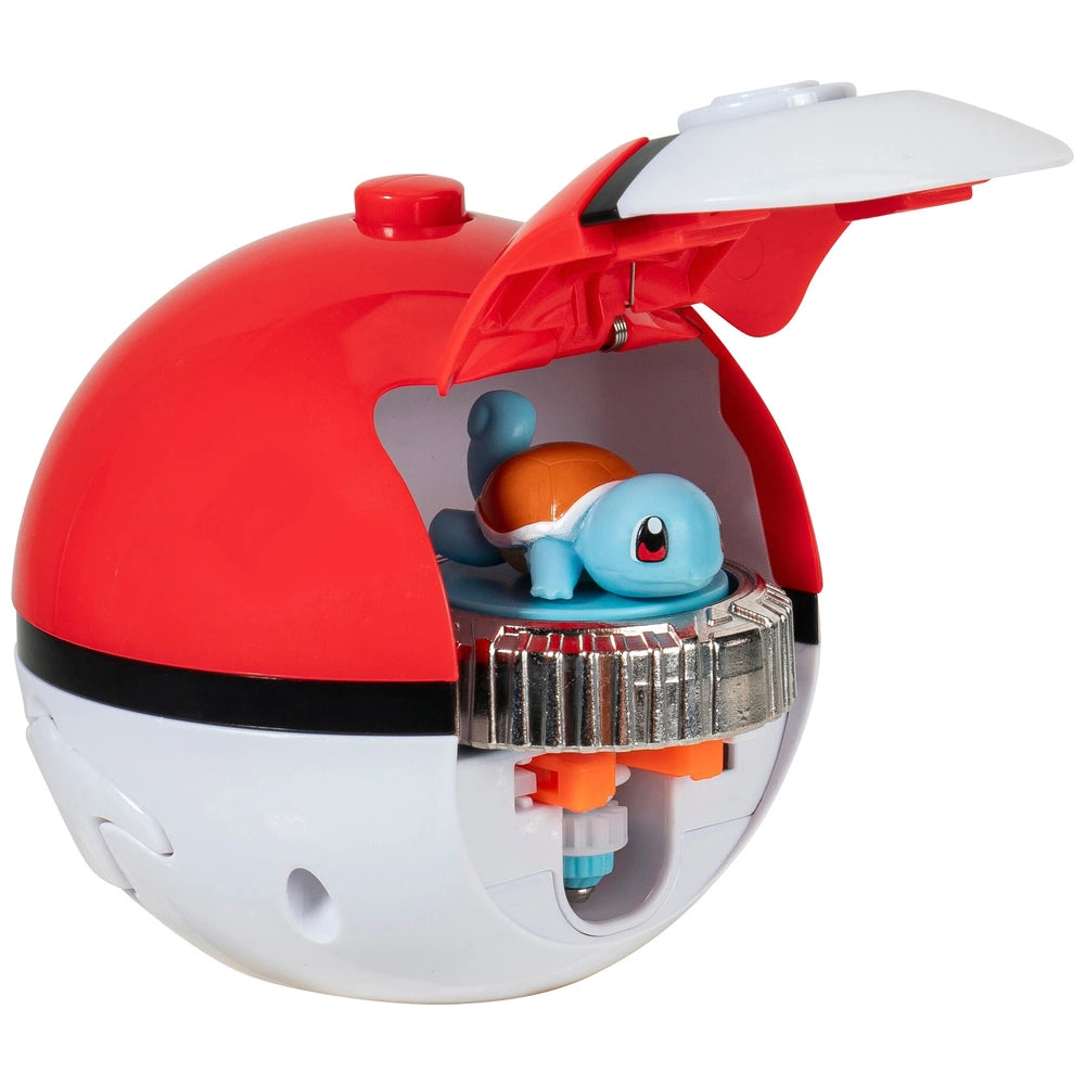 Pokémon Squirtle Battle Spinner Pack - Battle Spinner With Poké Ball Spinner Launcher