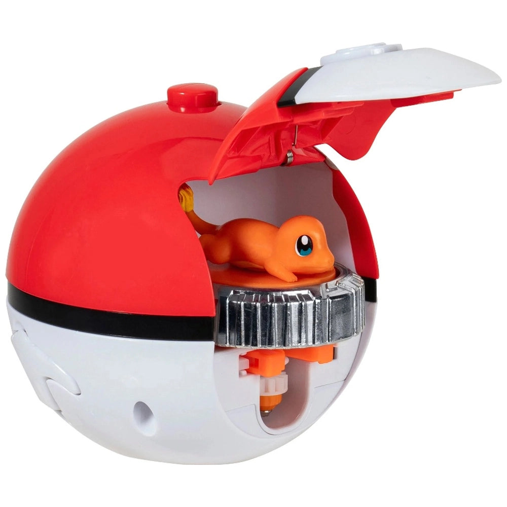 Pokémon Charmander Battle Spinner Pack - Battle Spinner With Poké Ball Spinner Launcher