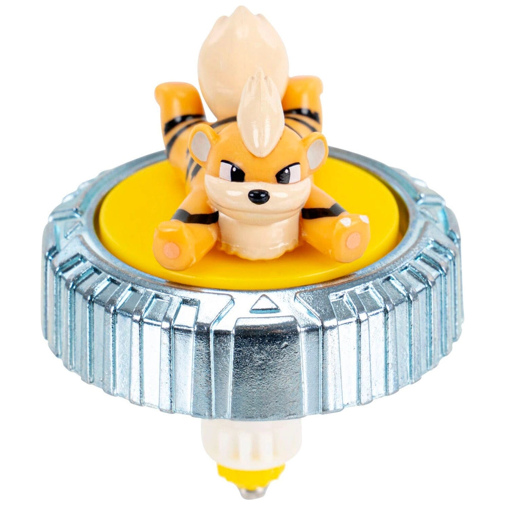 Pokémon Growlithe Battle Spinner Pack - Battle Spinner With Great Ball Spinner Launcher