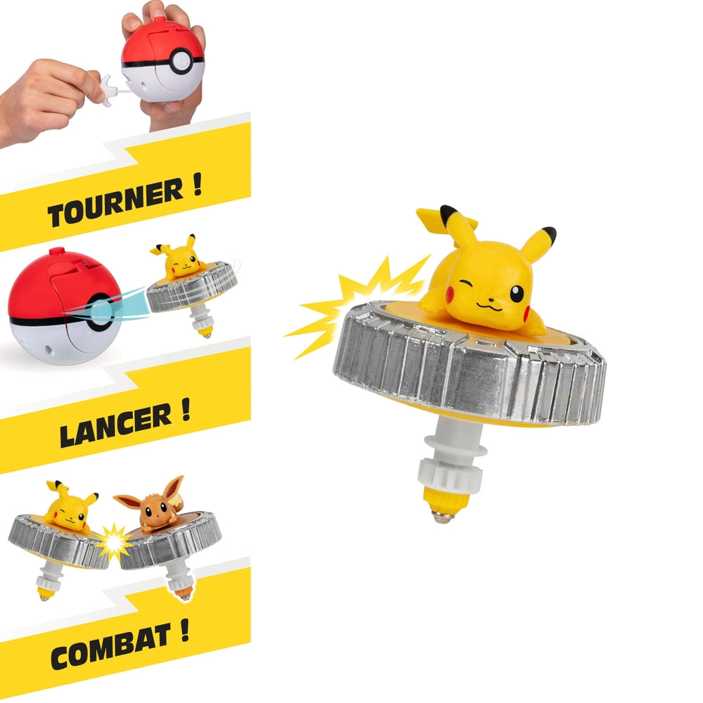 Pokémon Growlithe Battle Spinner Pack - Battle Spinner With Great Ball Spinner Launcher