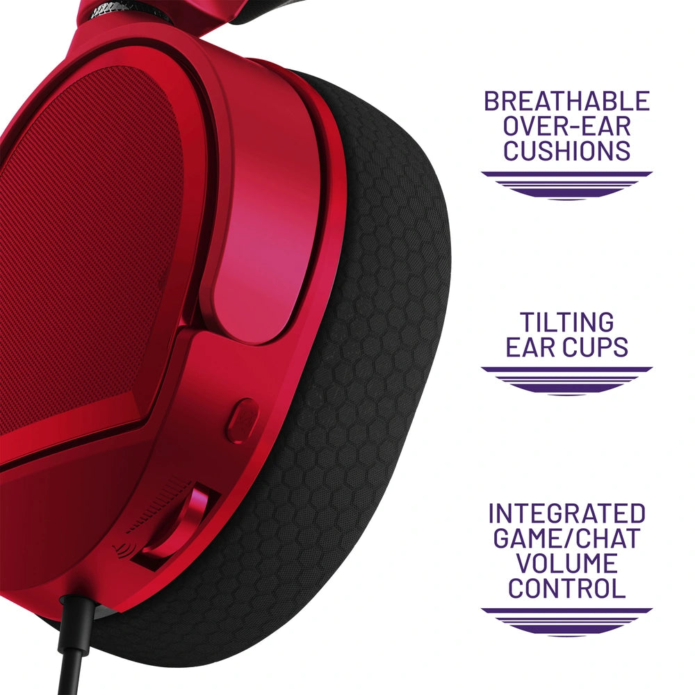 Stealth Eclipse Multi-Format Gaming Headset - Red