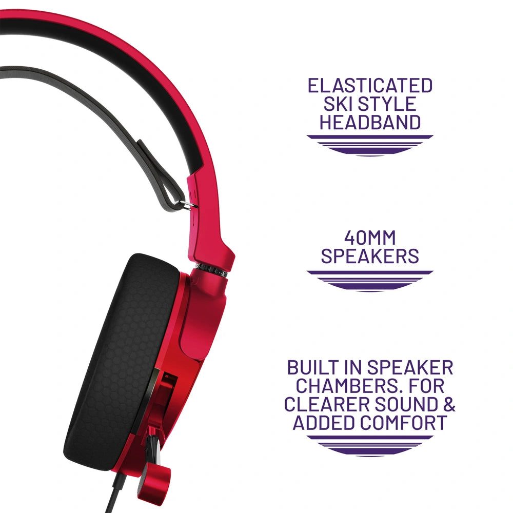 Stealth Eclipse Multi-Format Gaming Headset - Red
