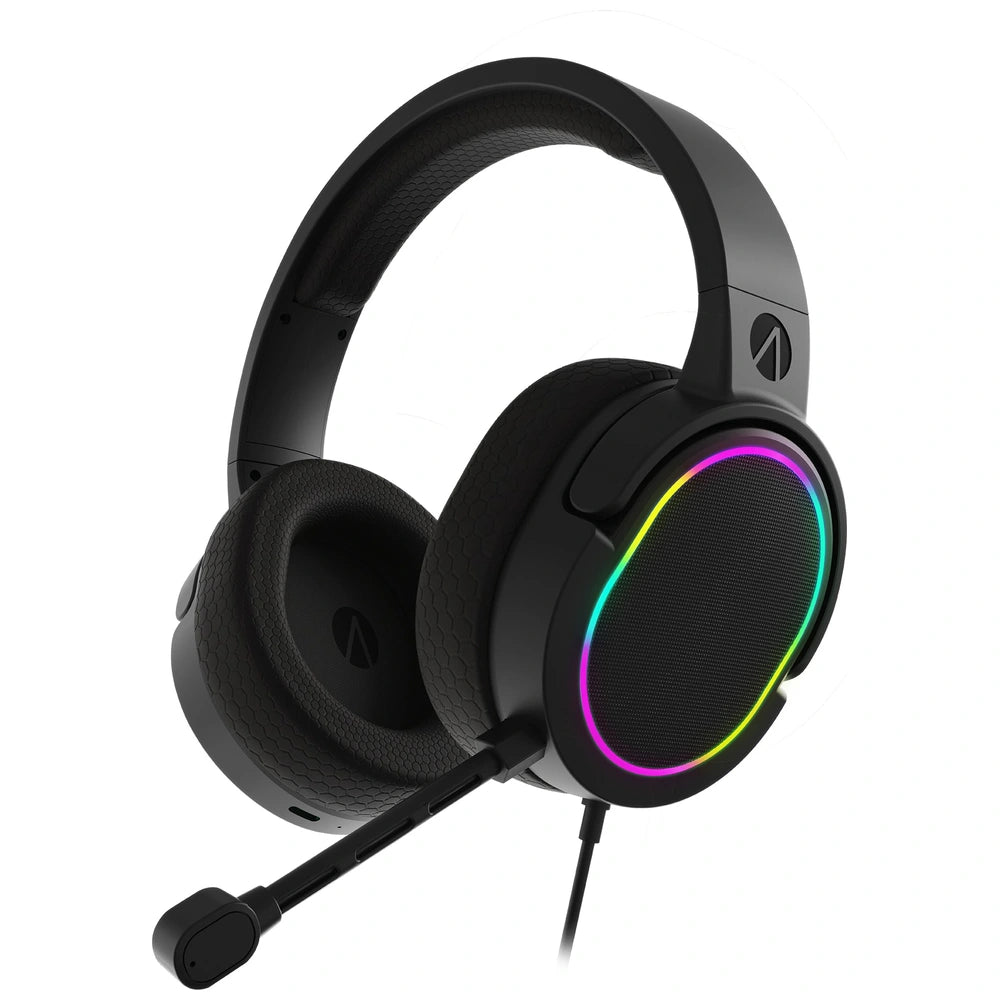 Stealth Panther Led Light-Up Multi-Format Gaming Headset - Black