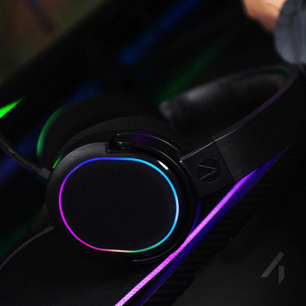 Stealth Panther Led Light-Up Multi-Format Gaming Headset - Black
