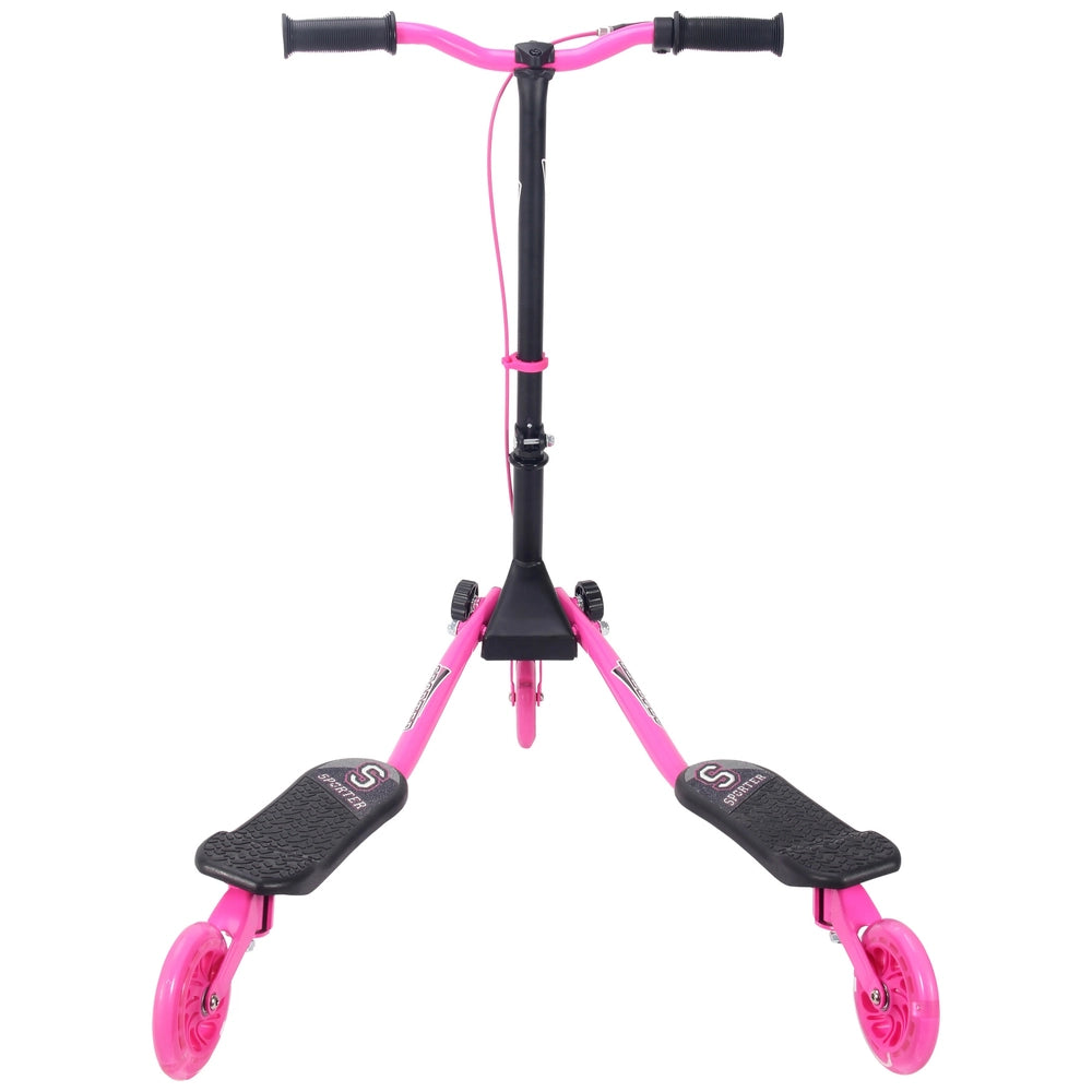 Sporter Swing Scooter With 3 Wheels Pink