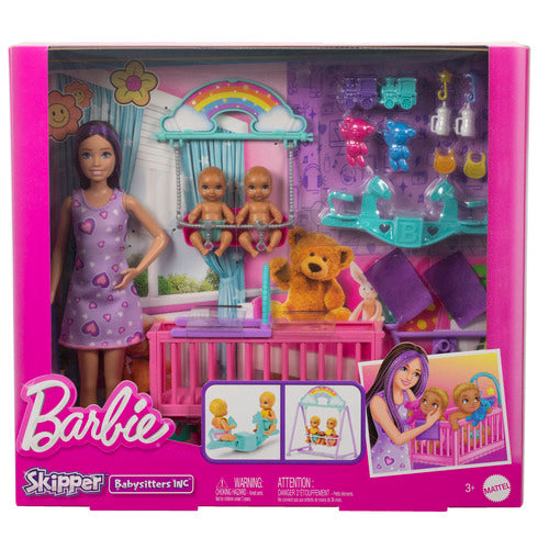 Barbie Skipper Babysitter Doll And Nursery Playset