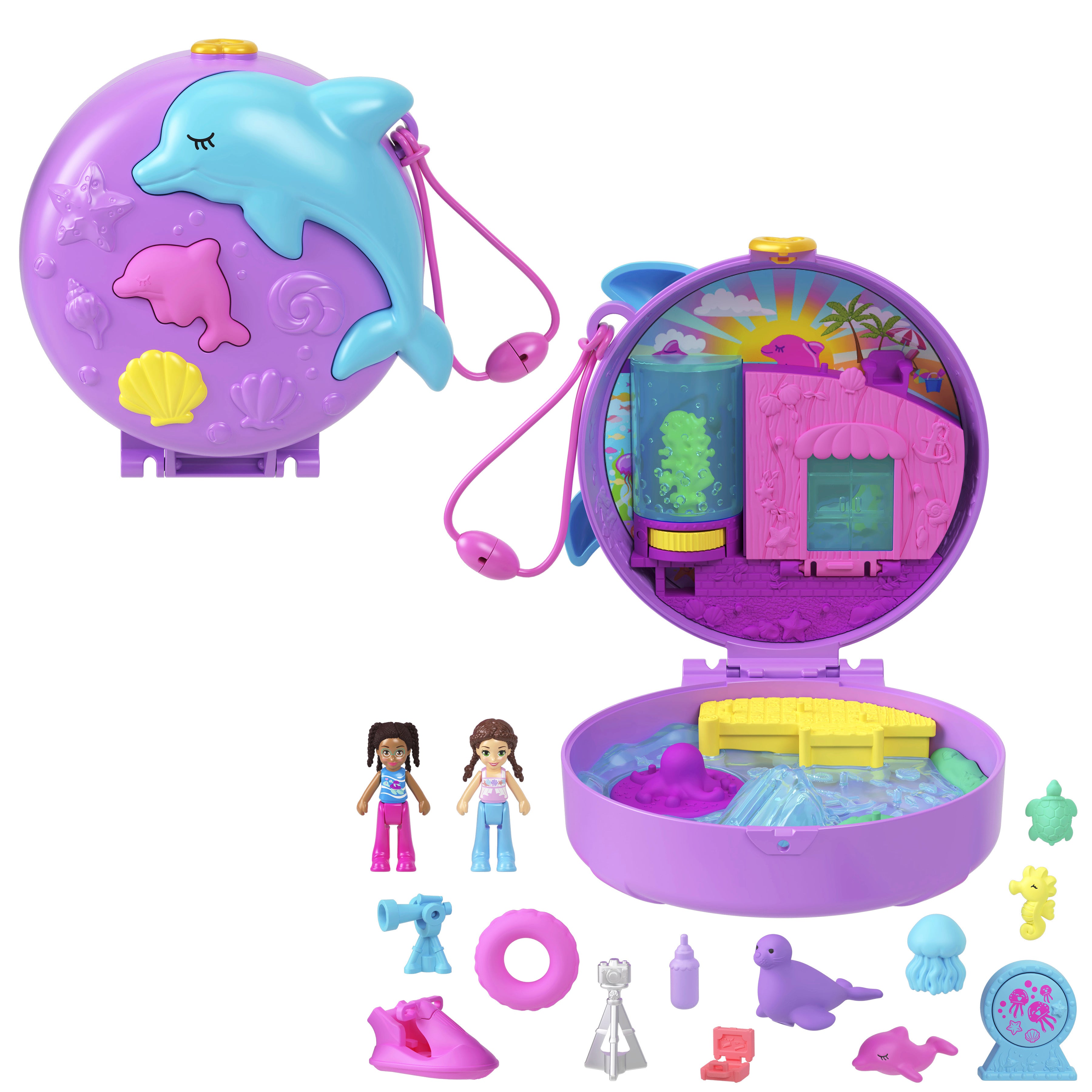 Polly Pocket Dolphin Rescue & Play Compact
