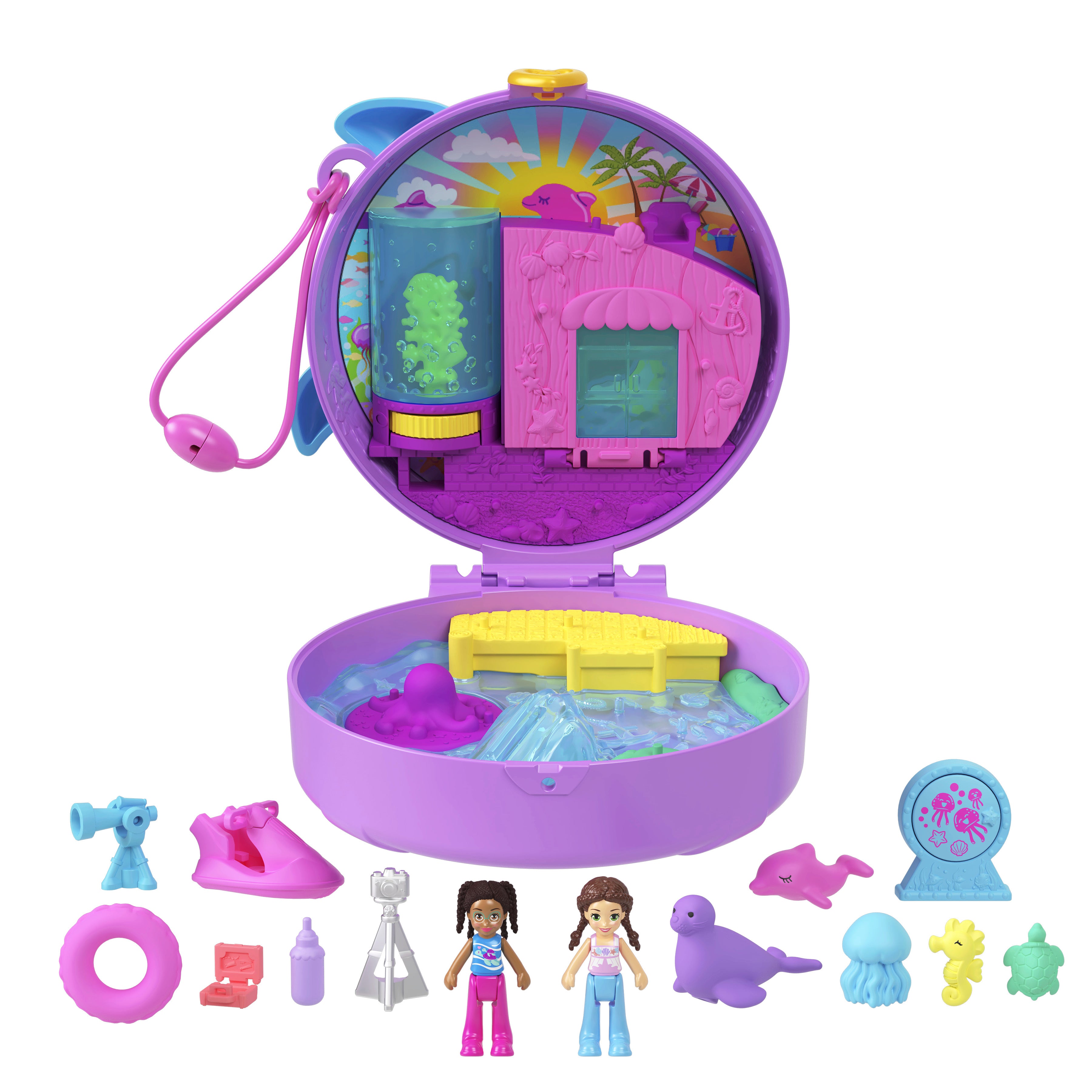 Polly Pocket Dolphin Rescue & Play Compact