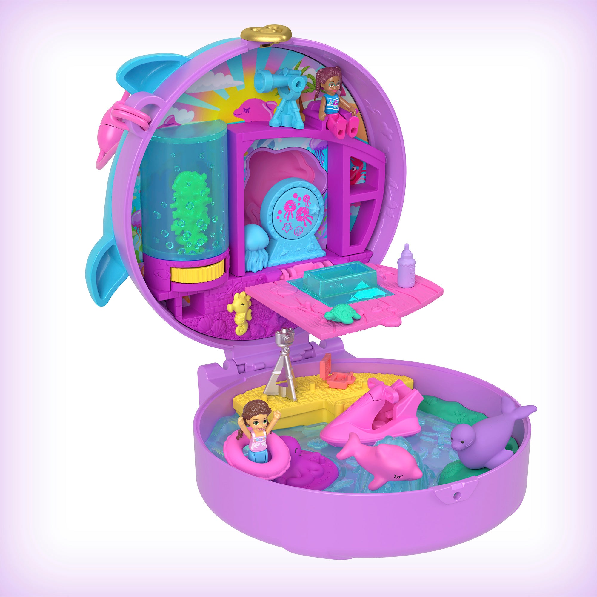 Polly Pocket Dolphin Rescue & Play Compact
