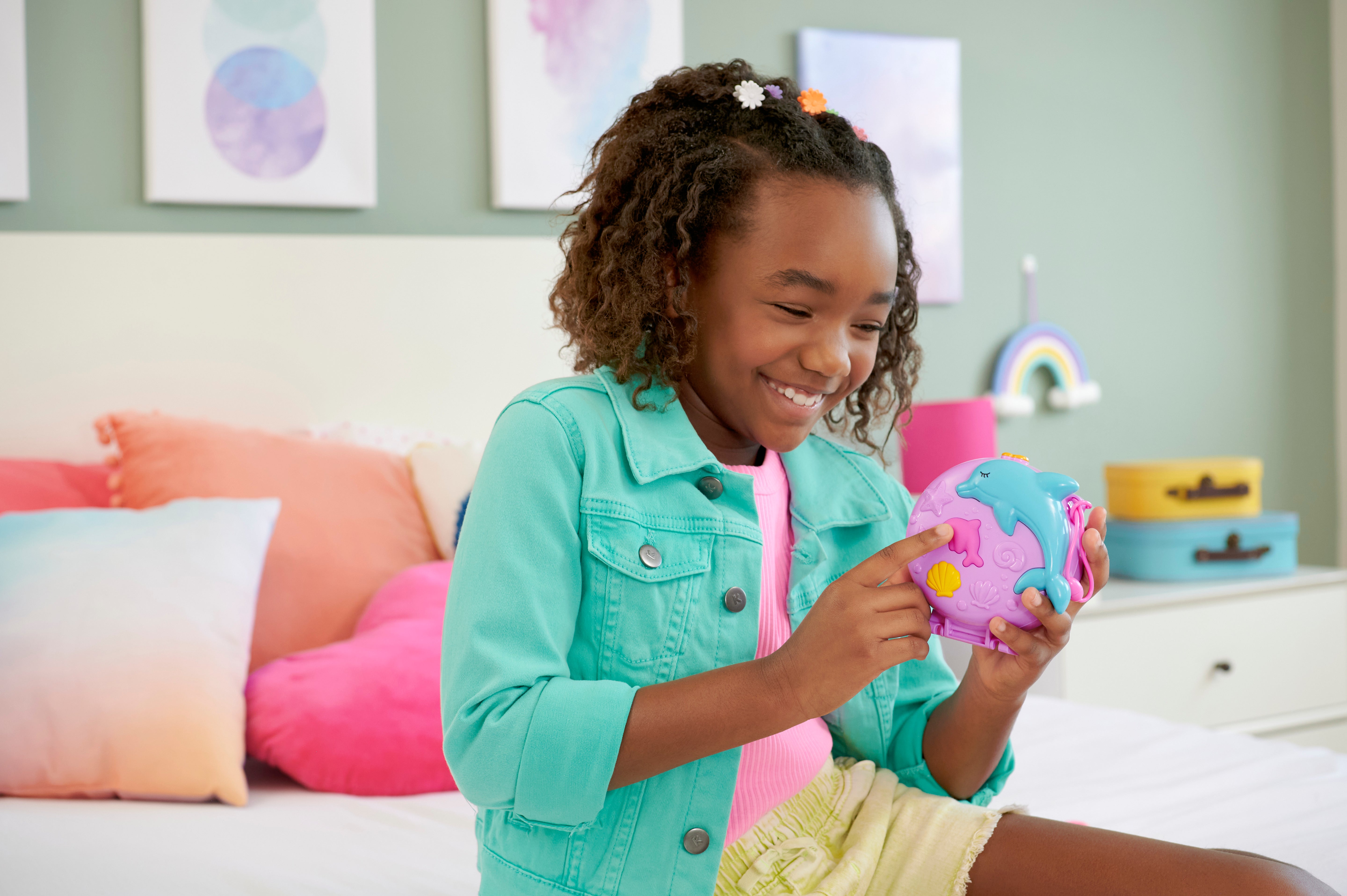 Polly Pocket Dolphin Rescue & Play Compact