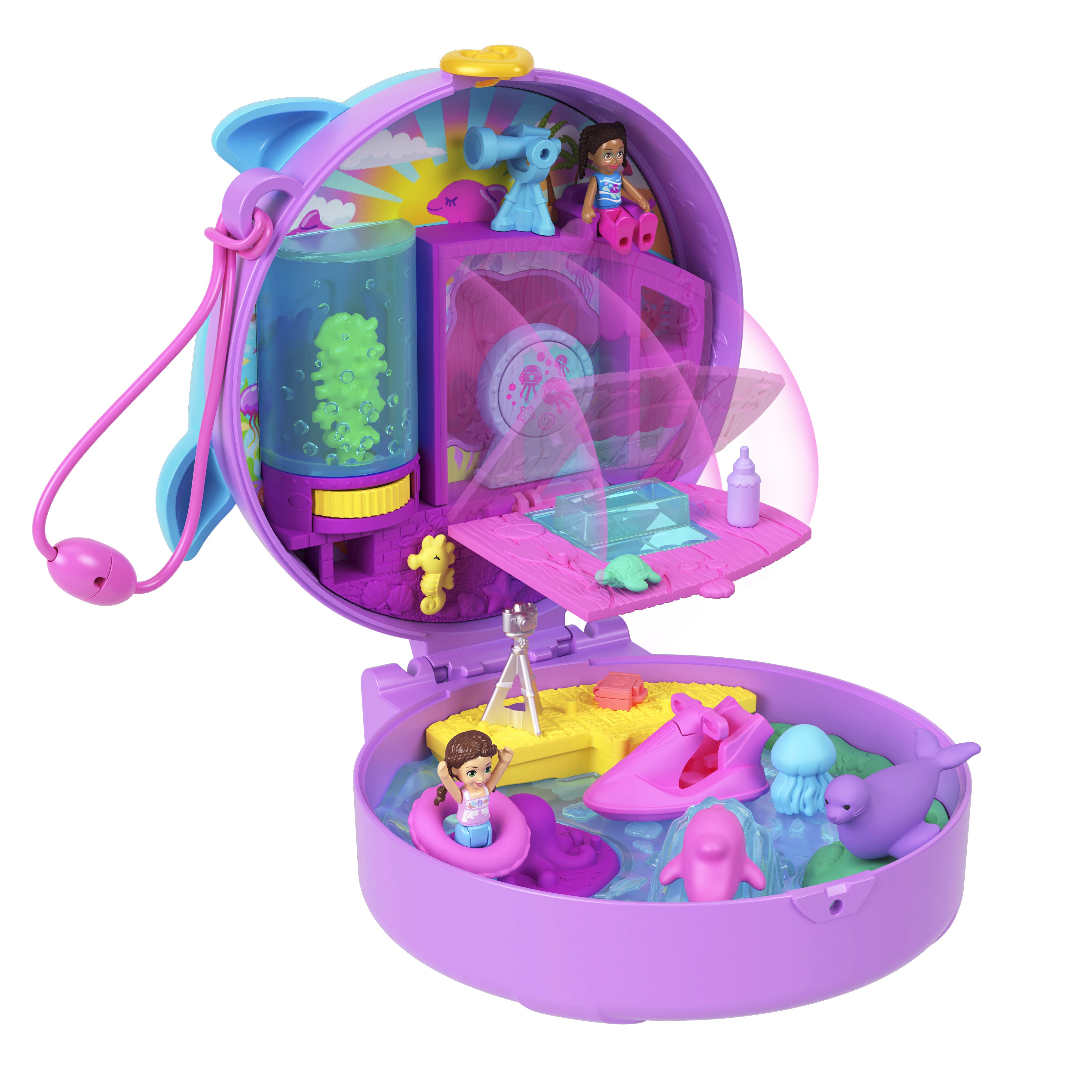 Polly Pocket Dolphin Rescue & Play Compact