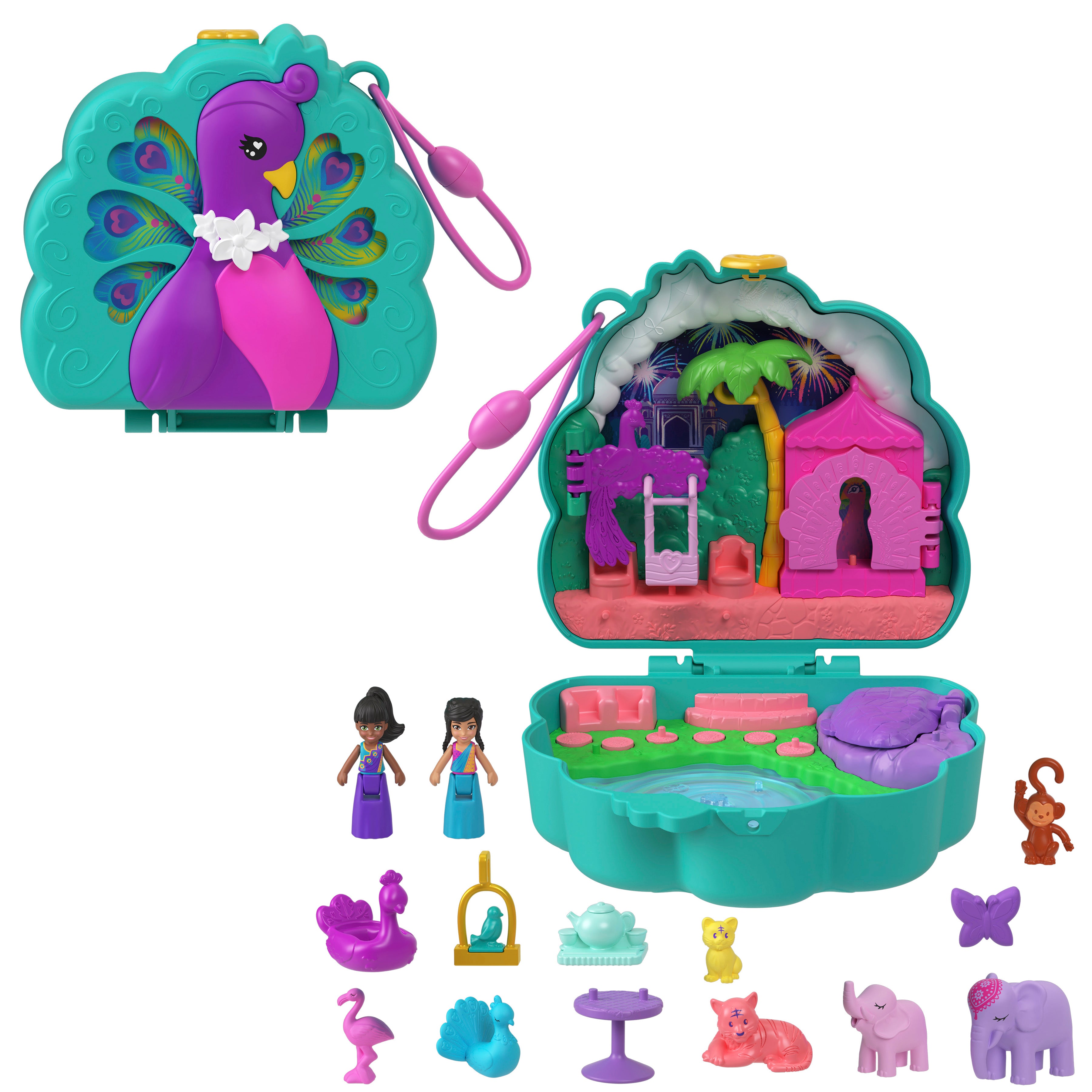 Polly Pocket Peacock Garden Compact
