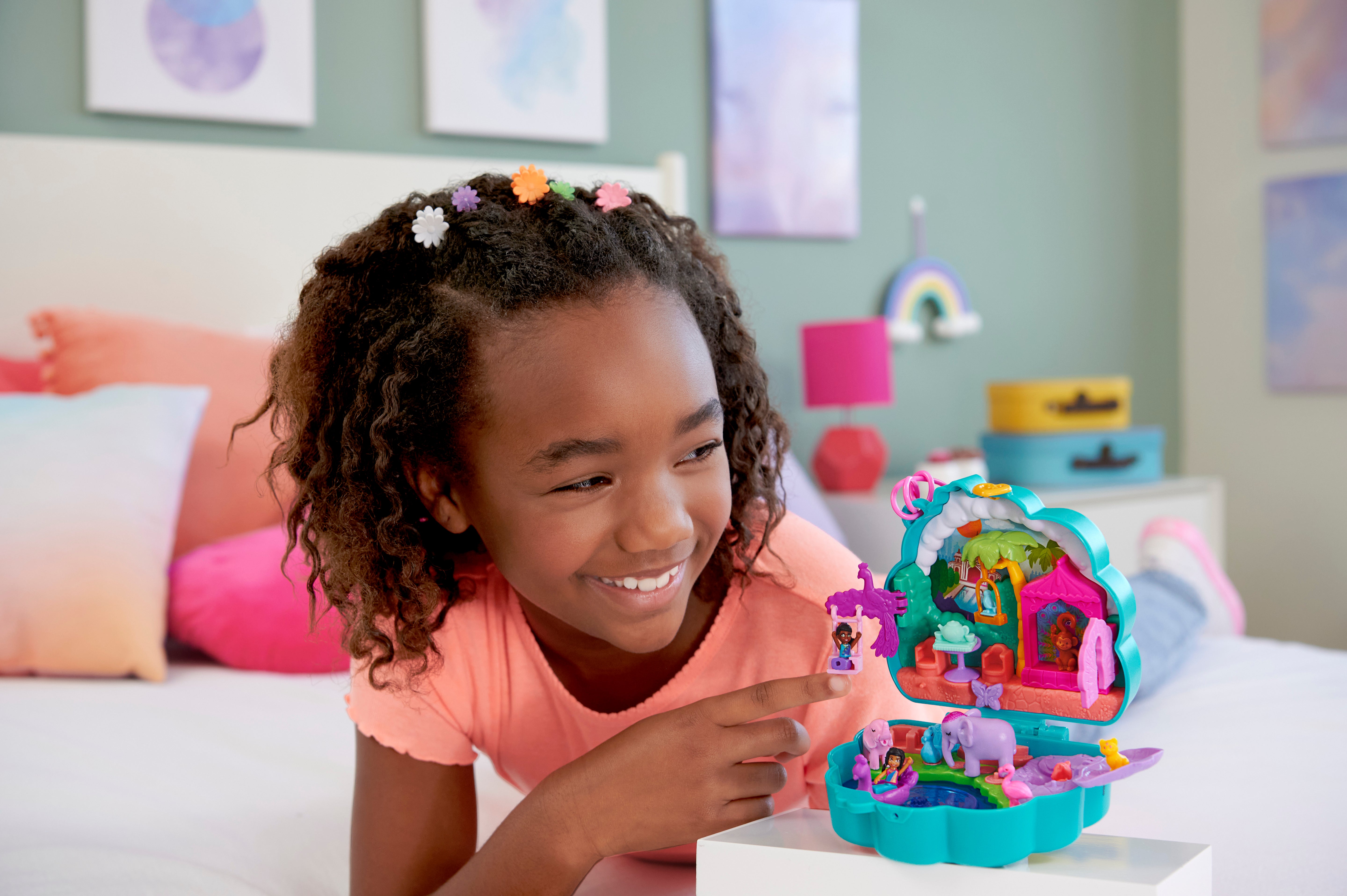 Polly Pocket Peacock Garden Compact