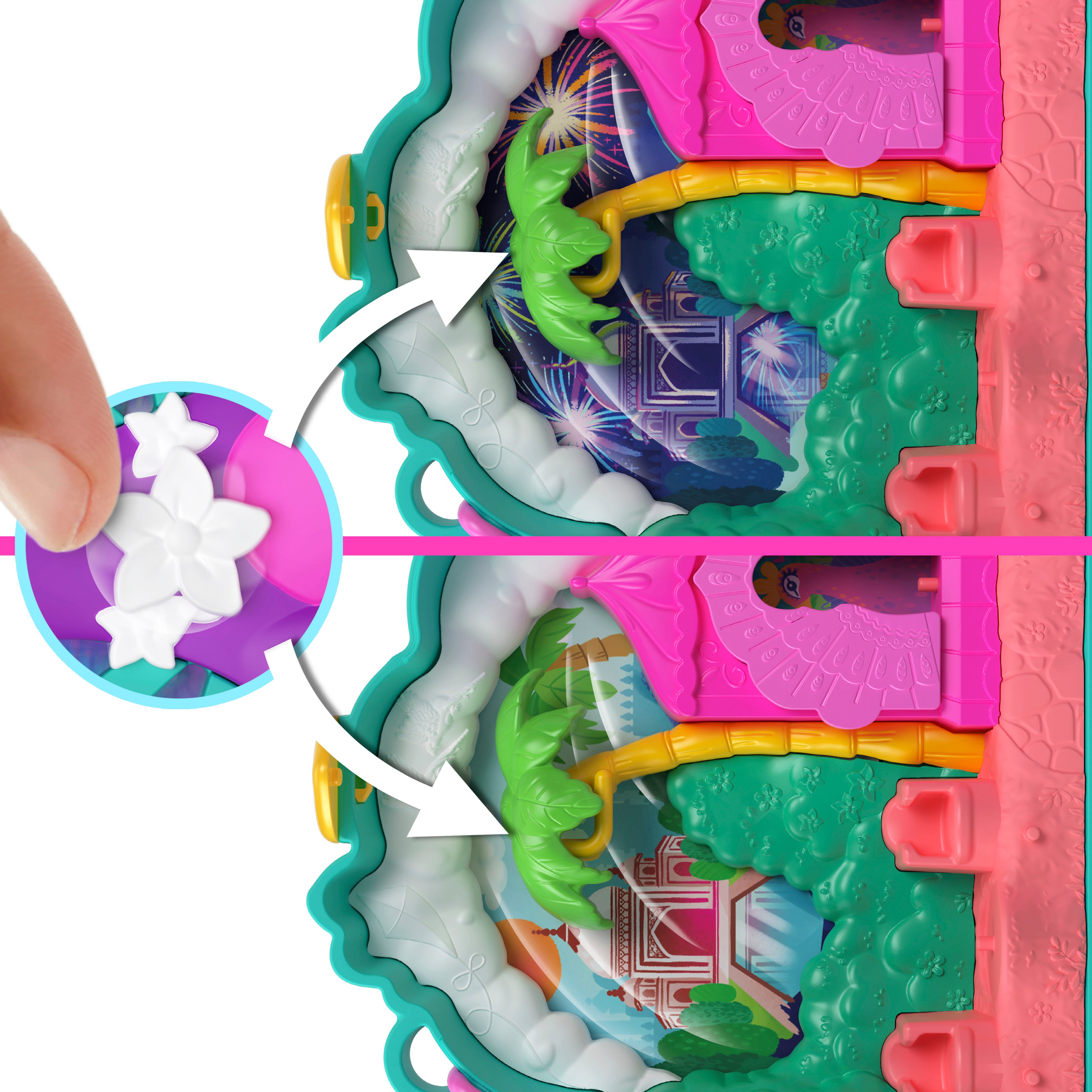 Polly Pocket Peacock Garden Compact