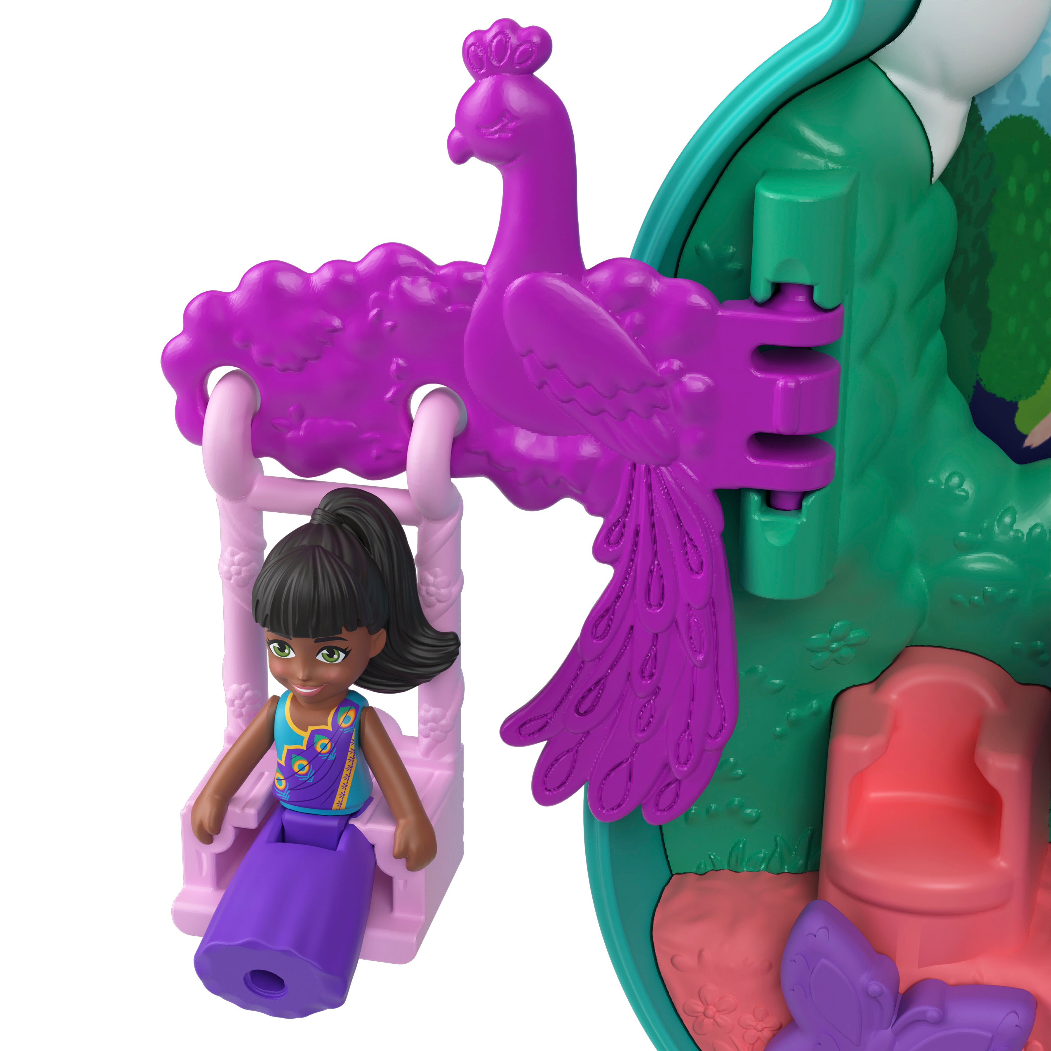 Polly Pocket Peacock Garden Compact