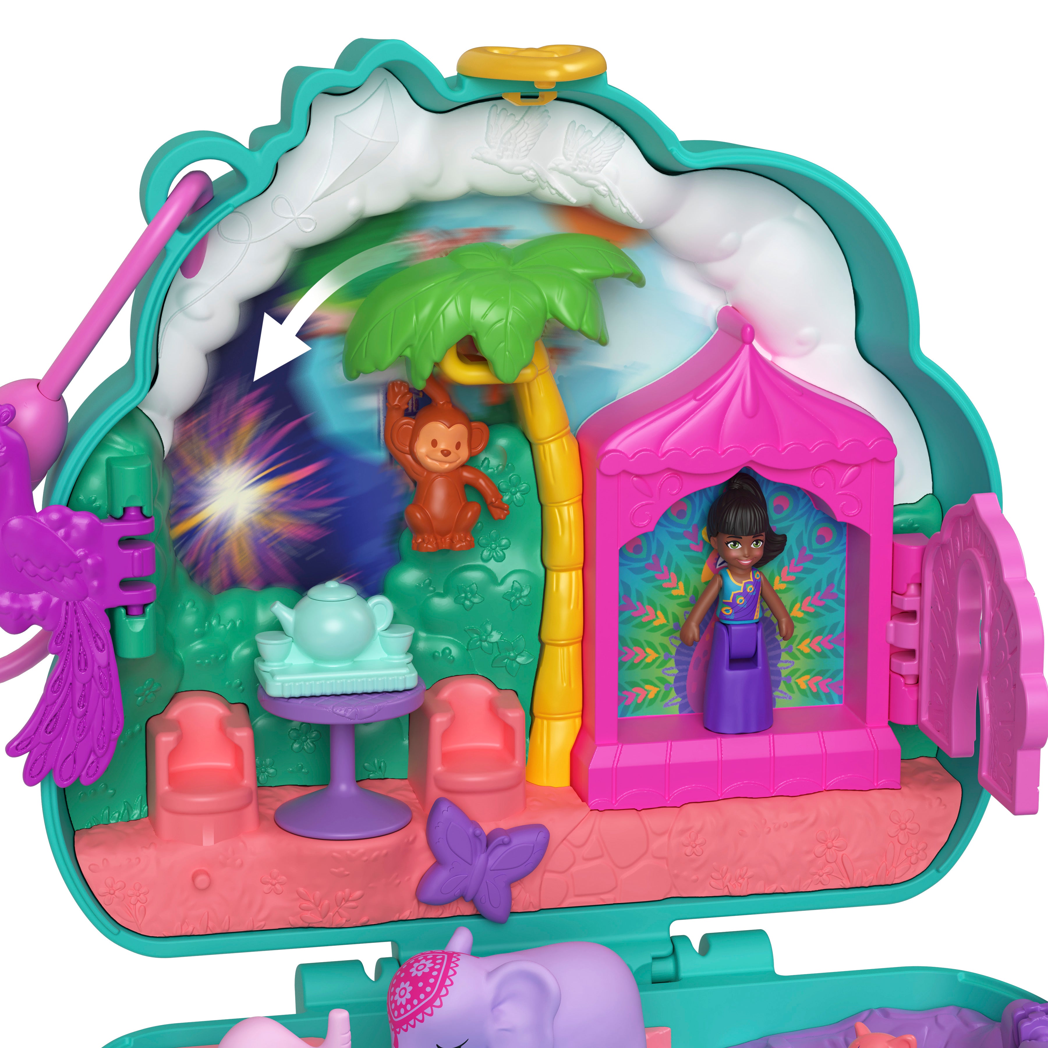 Polly Pocket Peacock Garden Compact