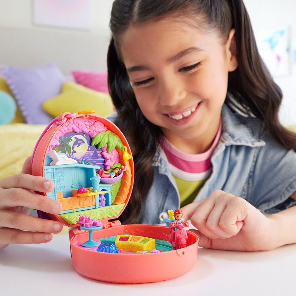 Polly Pocket Adventure Moped Compact Playset