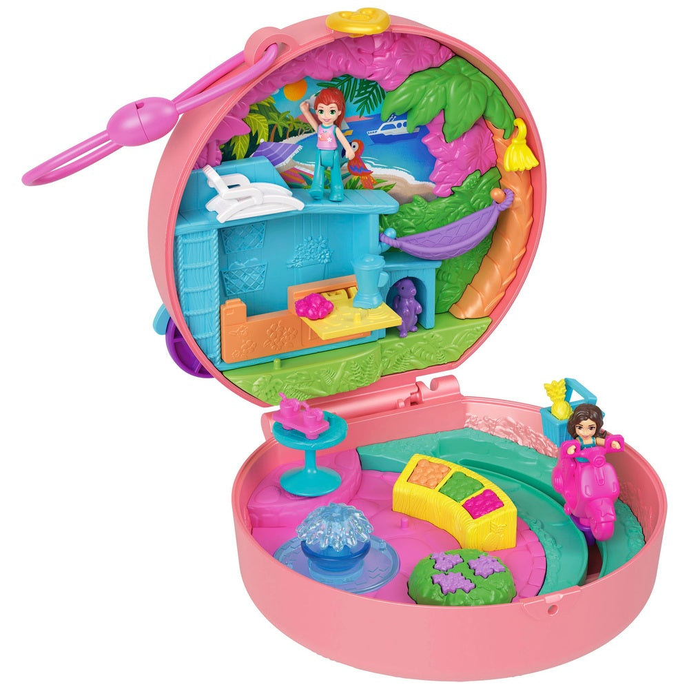 Polly Pocket Adventure Moped Compact Playset