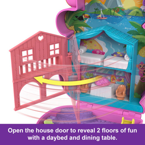Polly Pocket Large Wearable Momma Monkey And Baby Playset