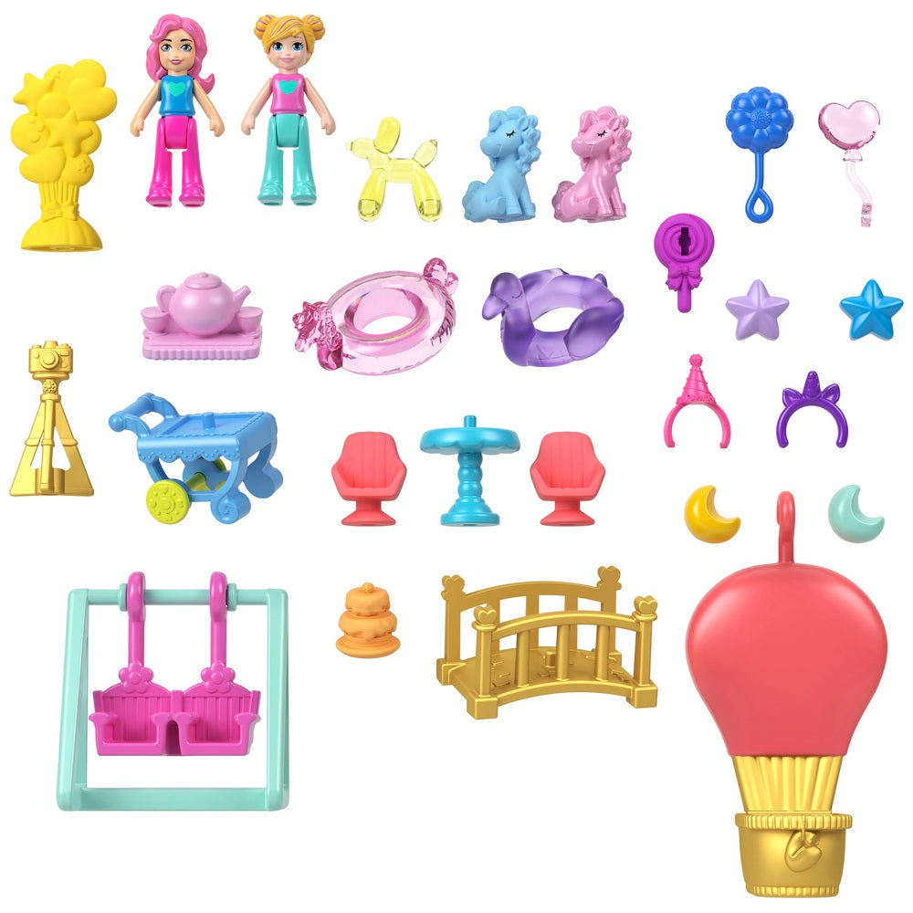 Polly Pocket Unicorn Partyland Compact Playset