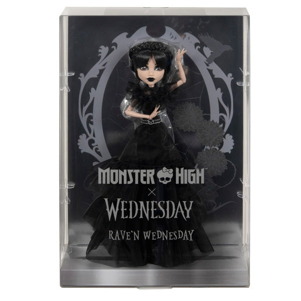 Monster High X Wednesday Doll Rave'n Wednesday
