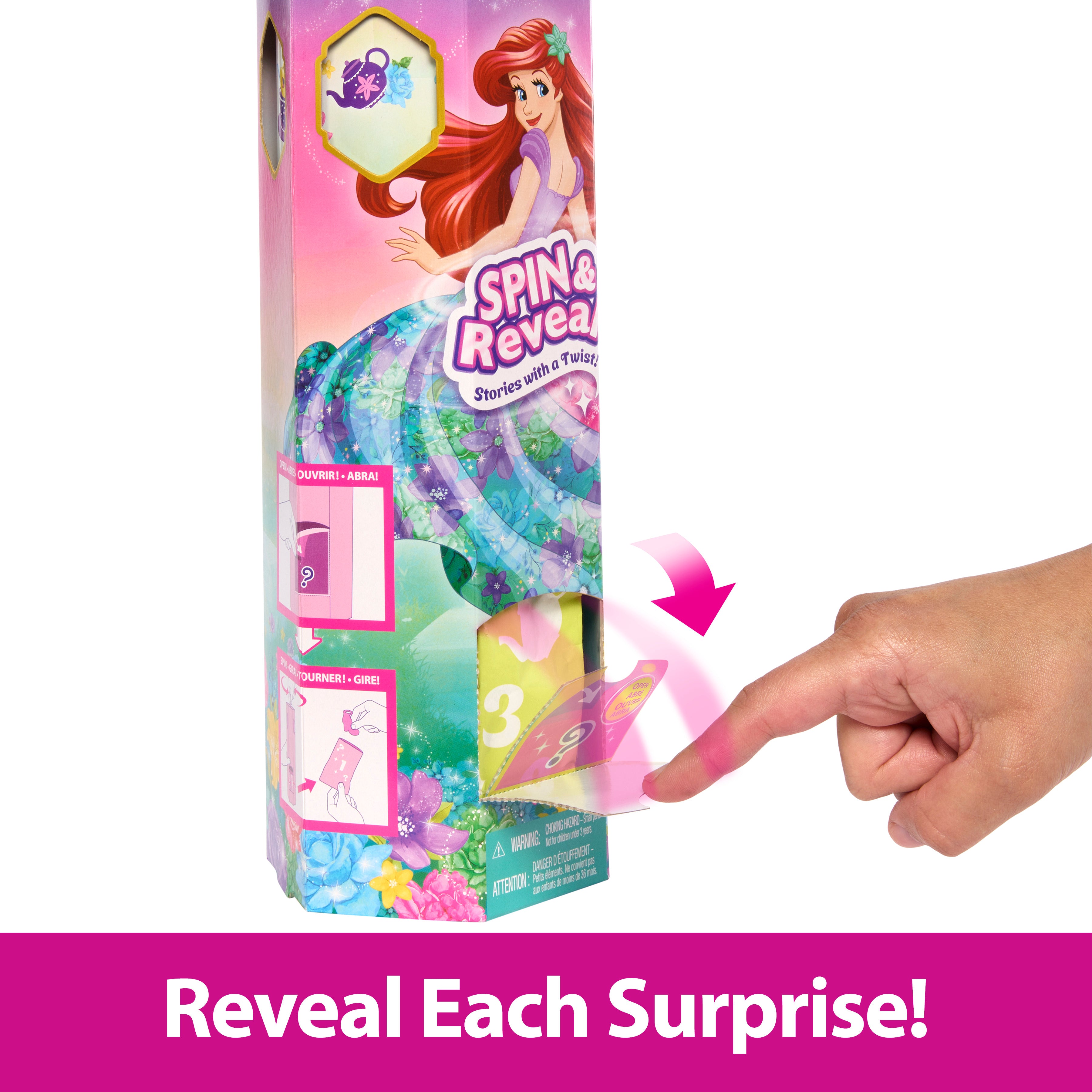 Disney Princess Spin & Reveal Ariel Doll Set