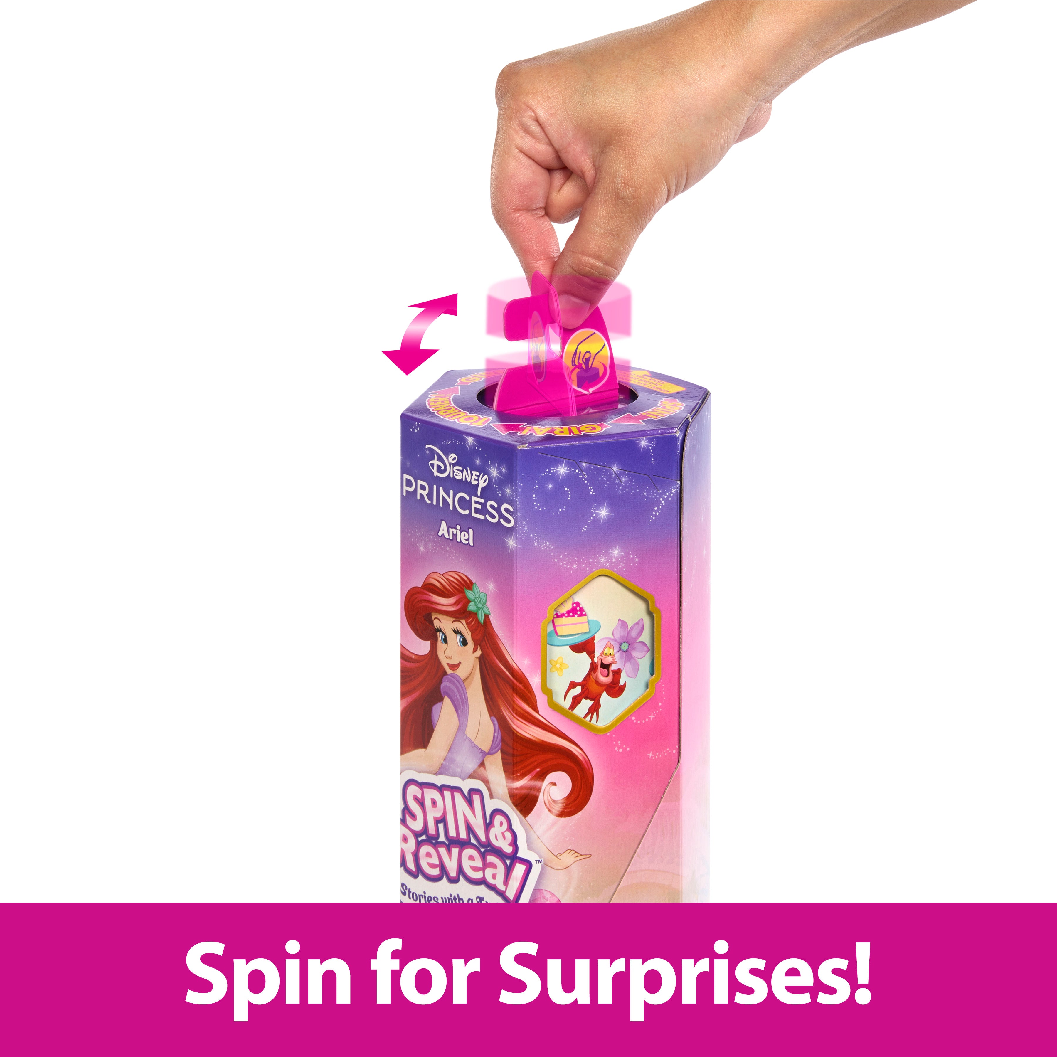 Disney Princess Spin & Reveal Ariel Doll Set
