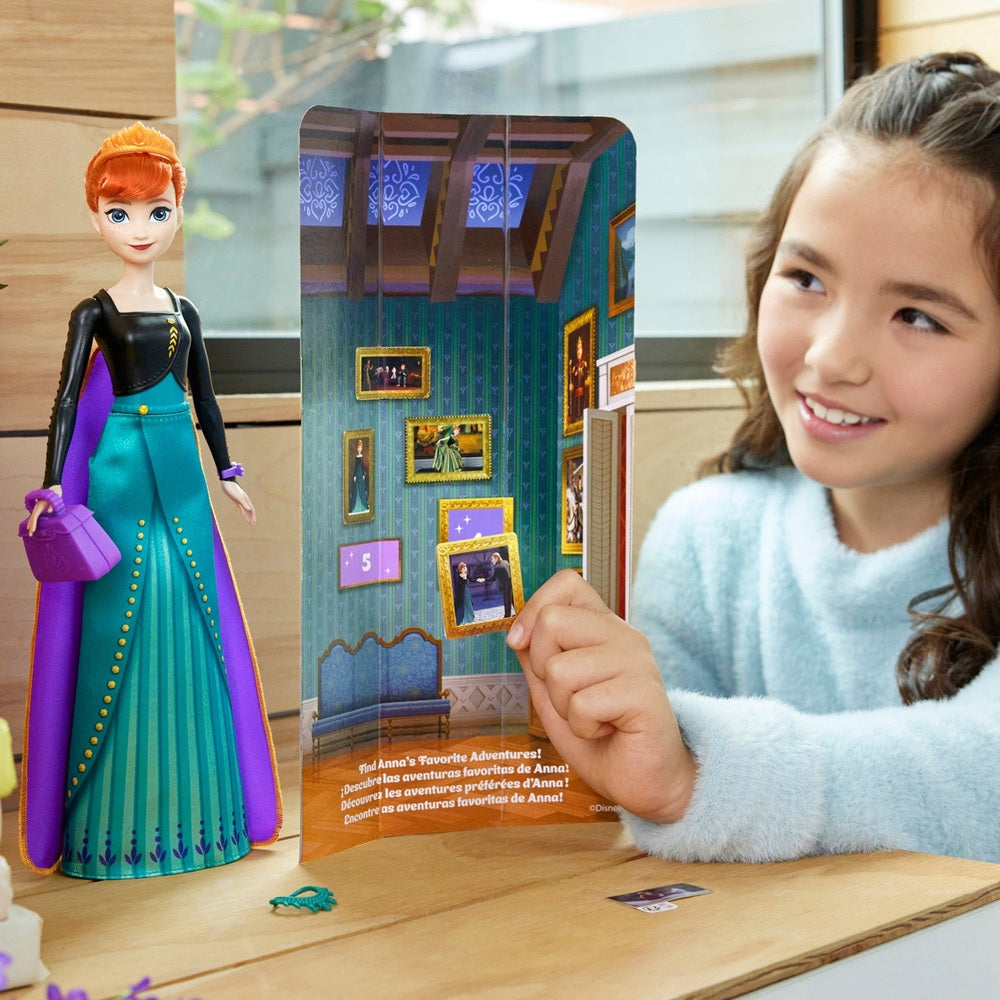 Disney Frozen Spin & Reveal Anna Doll Set