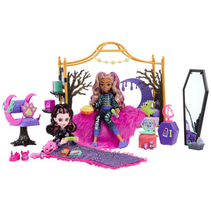 Monster High Creepover Party Bedroom Playset With Two Dolls