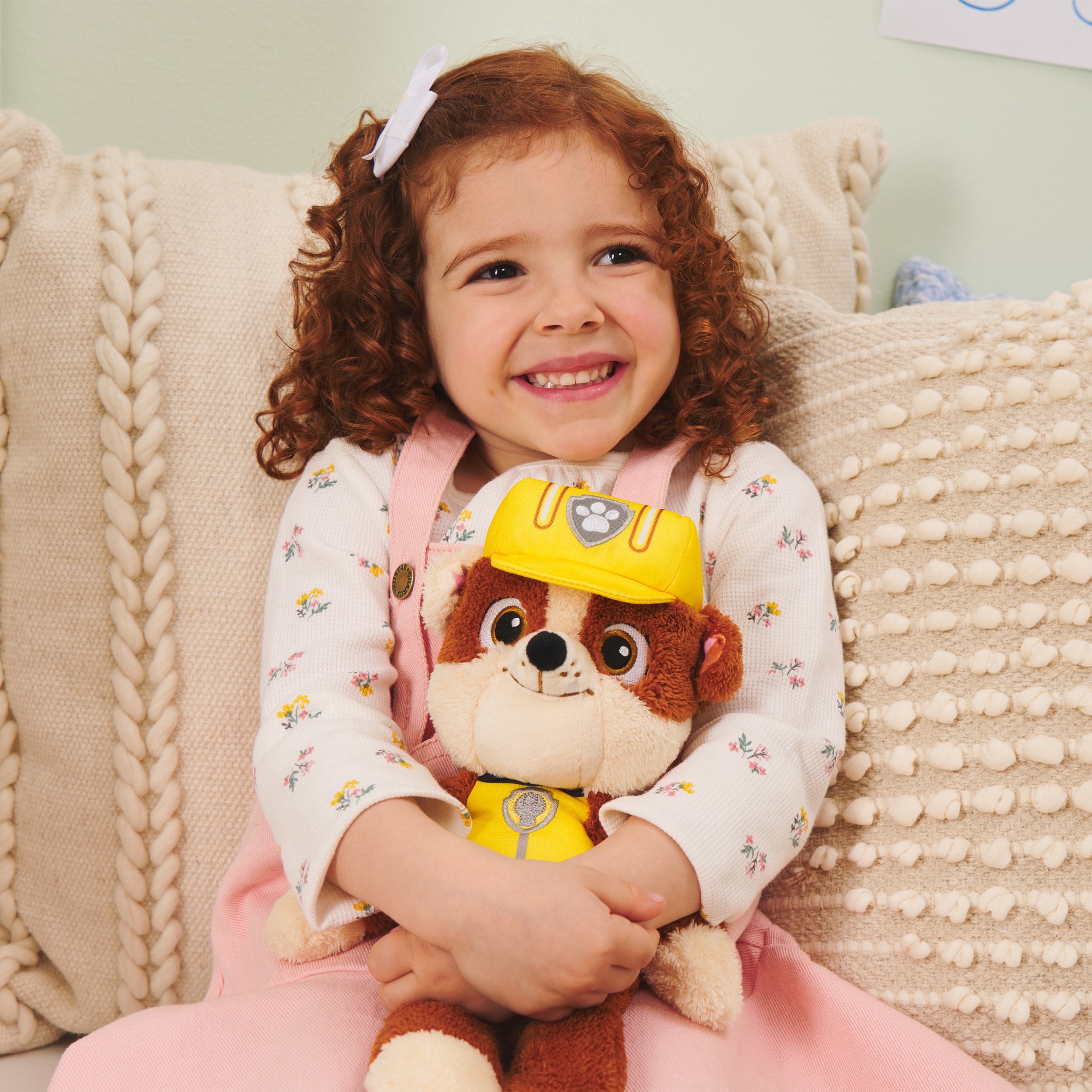 Gund Paw Patrol Official Rubble Take-Along Buddy Plush Toy 33Cm
