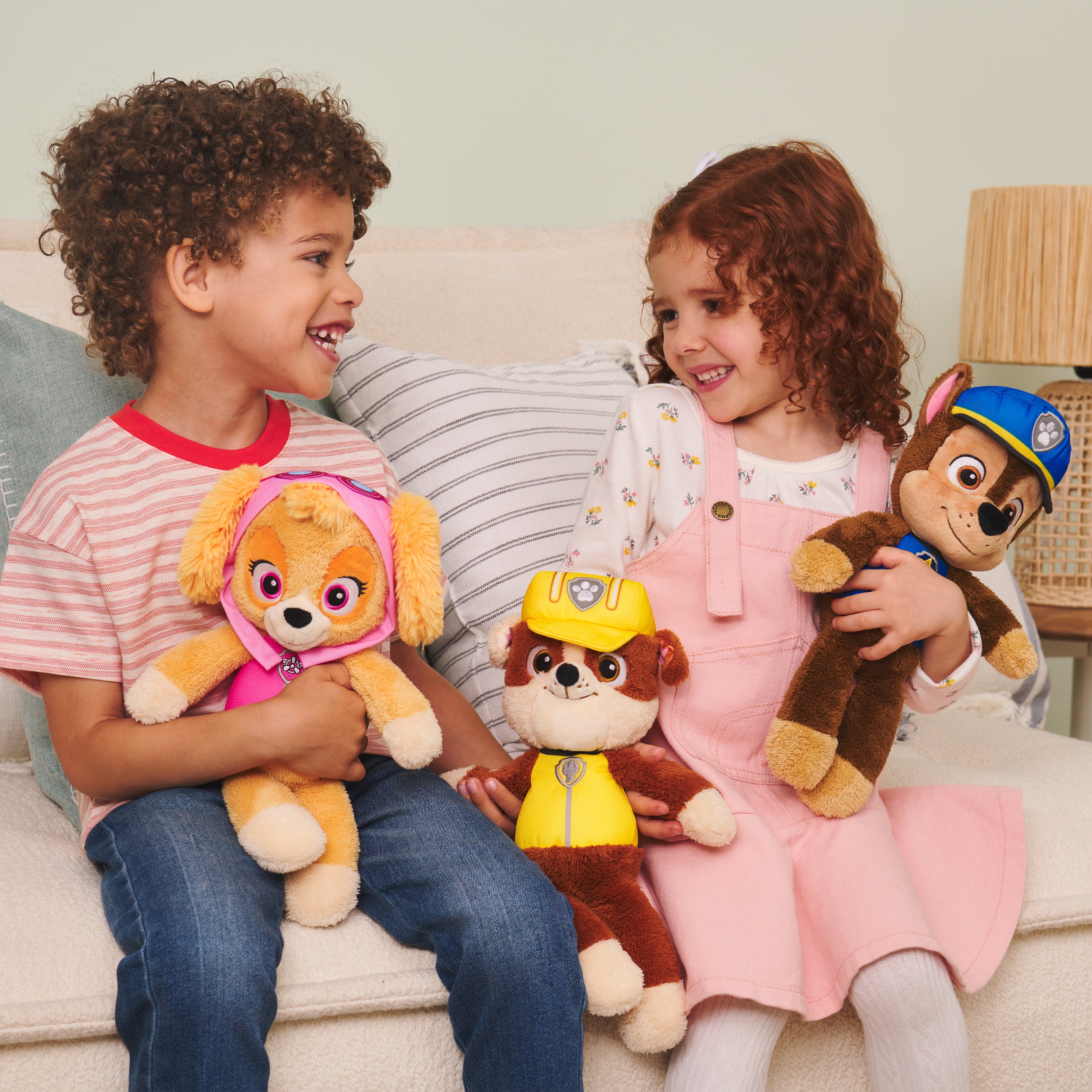Gund Paw Patrol Official Rubble Take-Along Buddy Plush Toy 33Cm