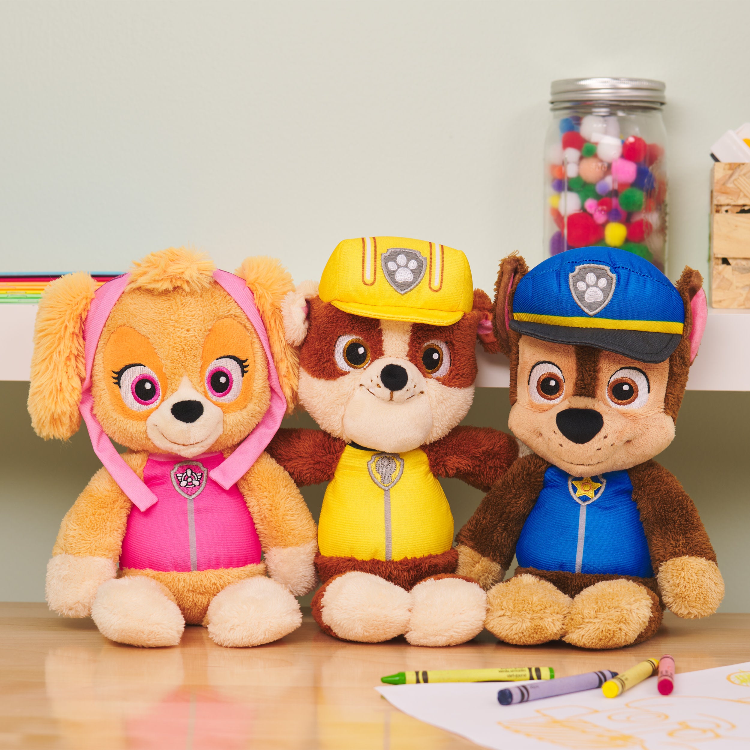 Gund Paw Patrol Official Rubble Take-Along Buddy Plush Toy 33Cm