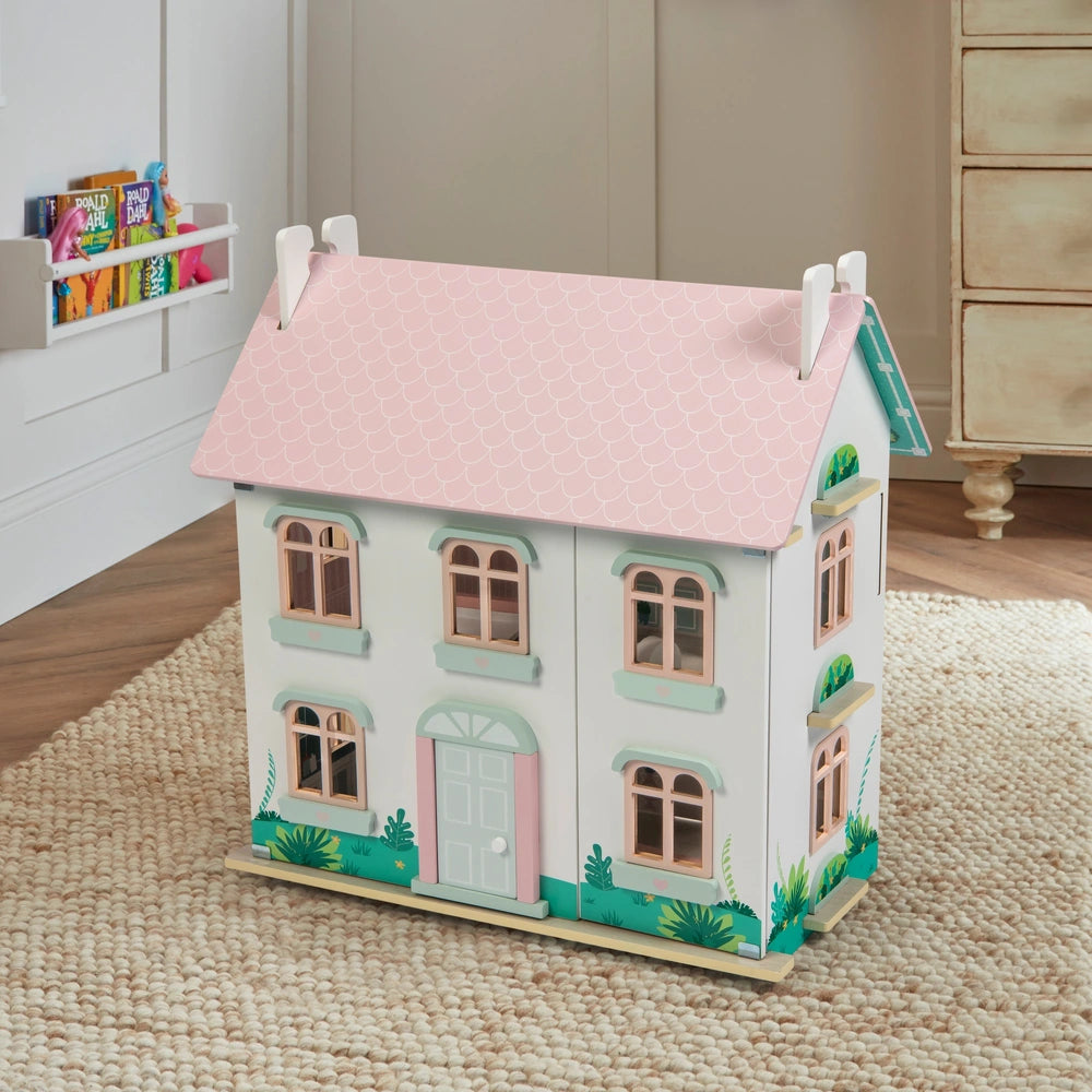 Sofie's Wooden Doll House With Furniture
