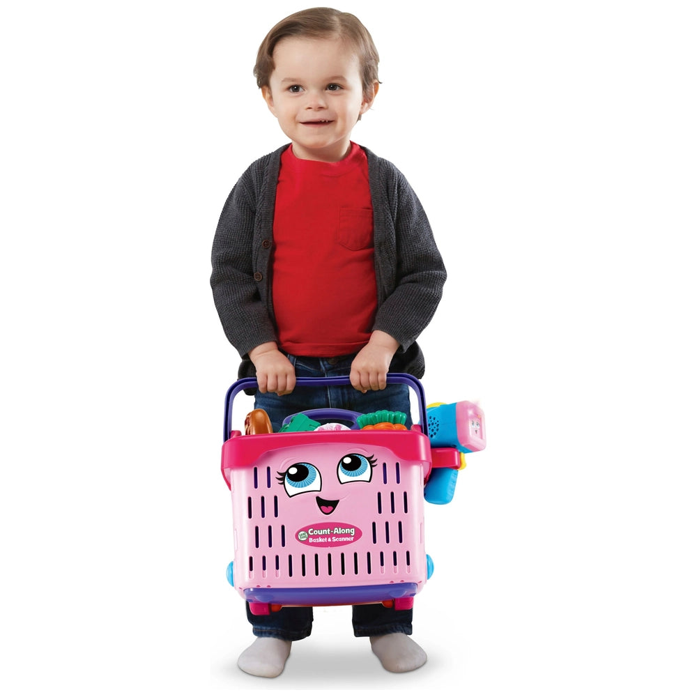 Leapfrog Playset Play Shop Count-Along Basket & Scanner Pink