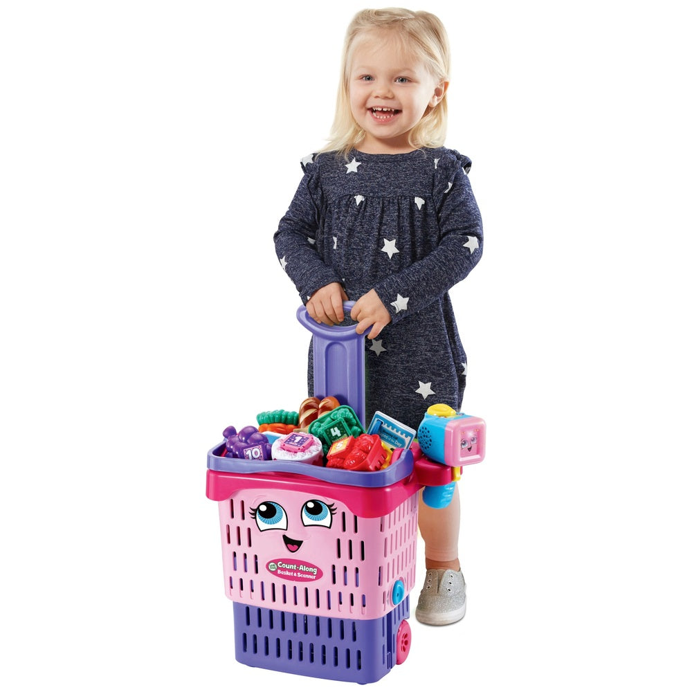 Leapfrog Playset Play Shop Count-Along Basket & Scanner Pink