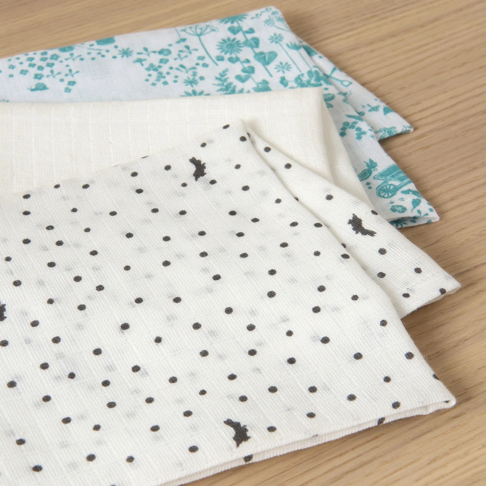 Peter Rabbit Soft Toy And Cotton Muslins Baby Gift Set