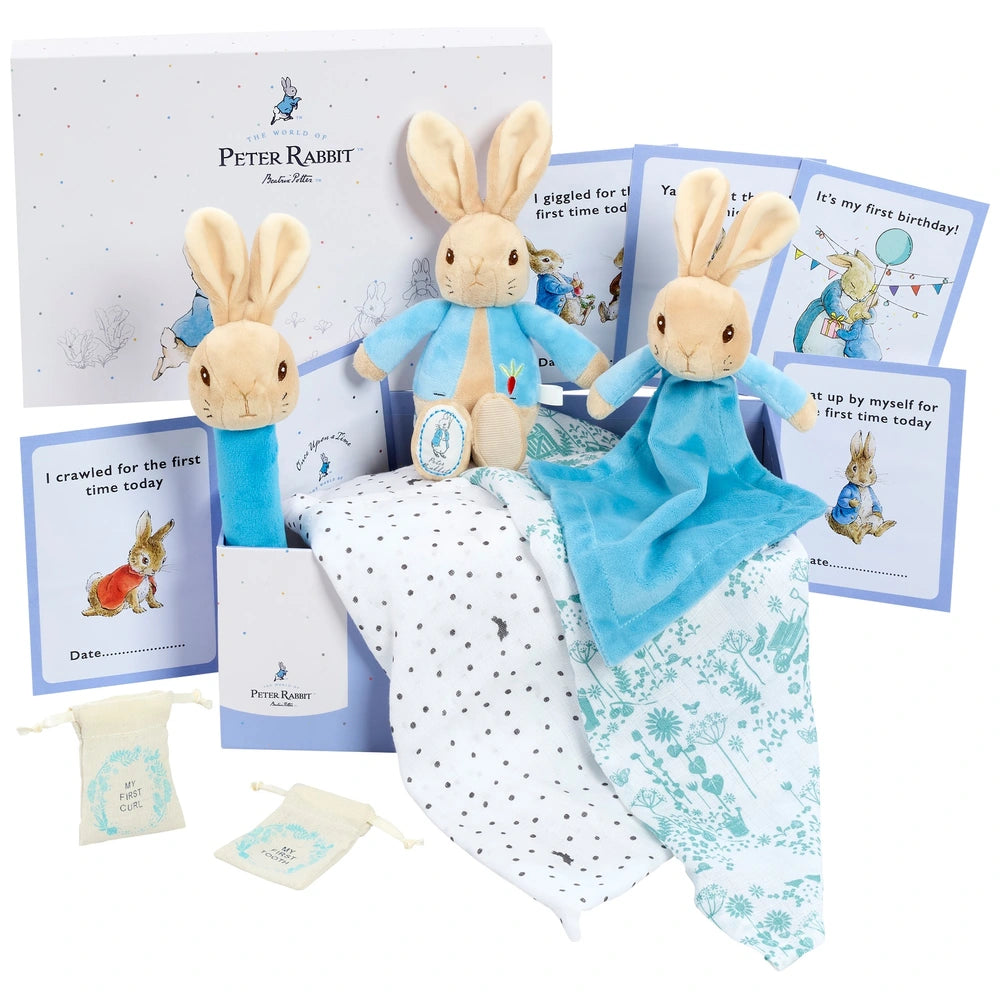 Peter Rabbit Baby Keepsake Box And Soft Toy Memories Gift Set