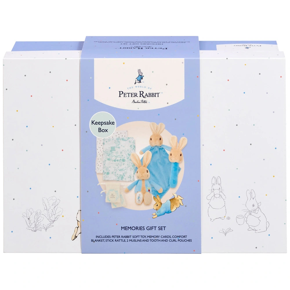 Peter Rabbit Baby Keepsake Box And Soft Toy Memories Gift Set
