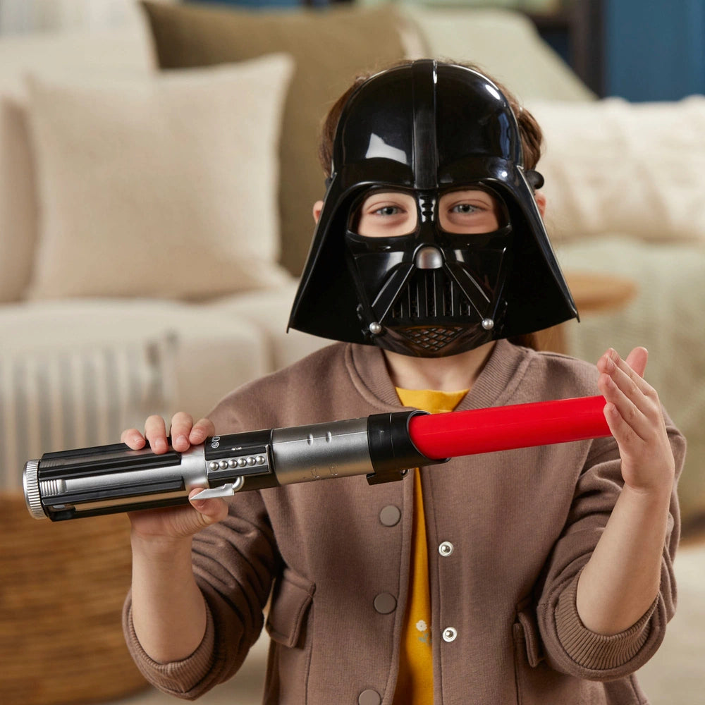 Star Wars Darth Vader Dark Side Set With Action Figure, Lightsaber And Mask