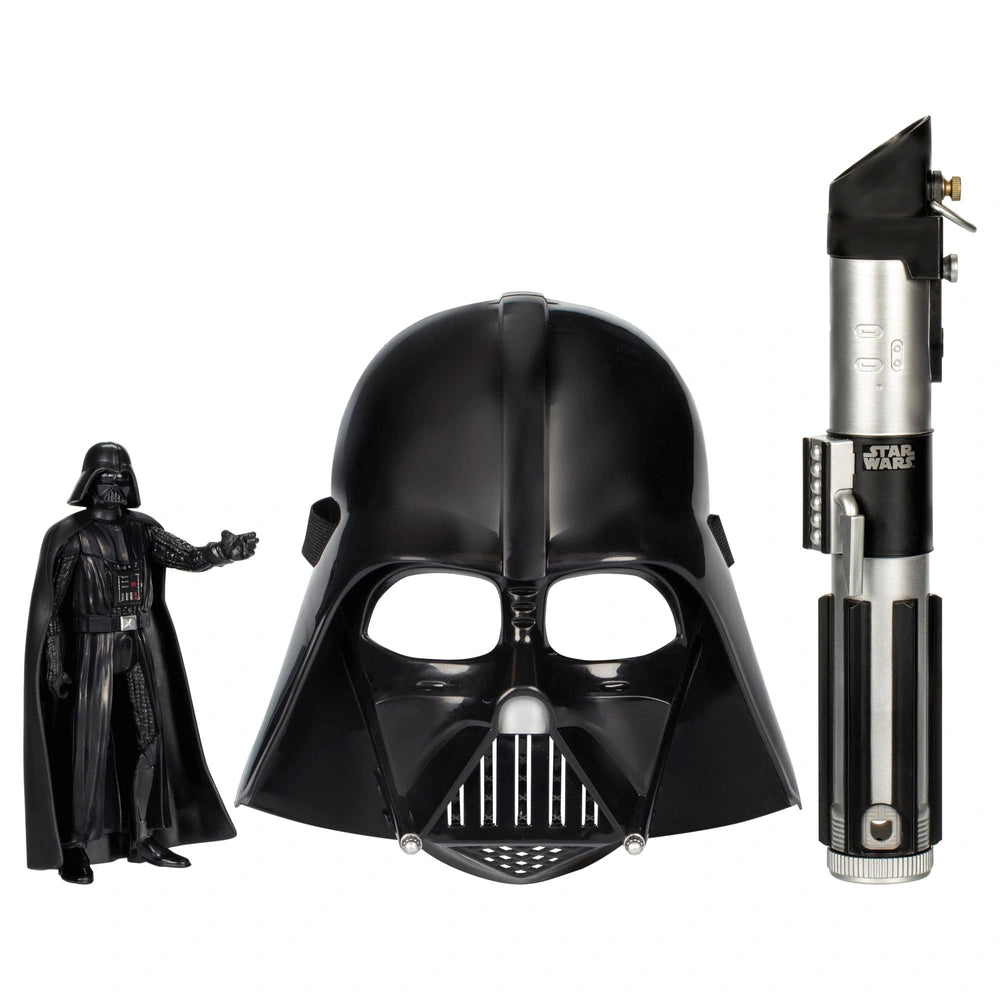 Star Wars Darth Vader Dark Side Set With Action Figure, Lightsaber And Mask