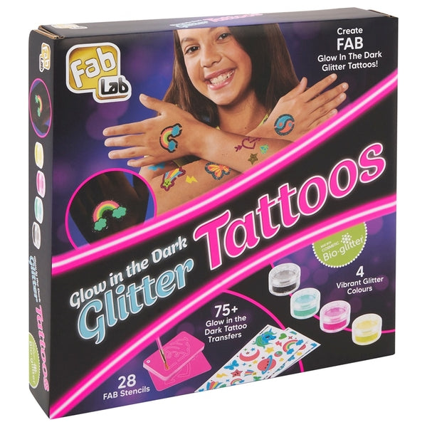 Fablab Glow In The Dark Glitter Tattoos