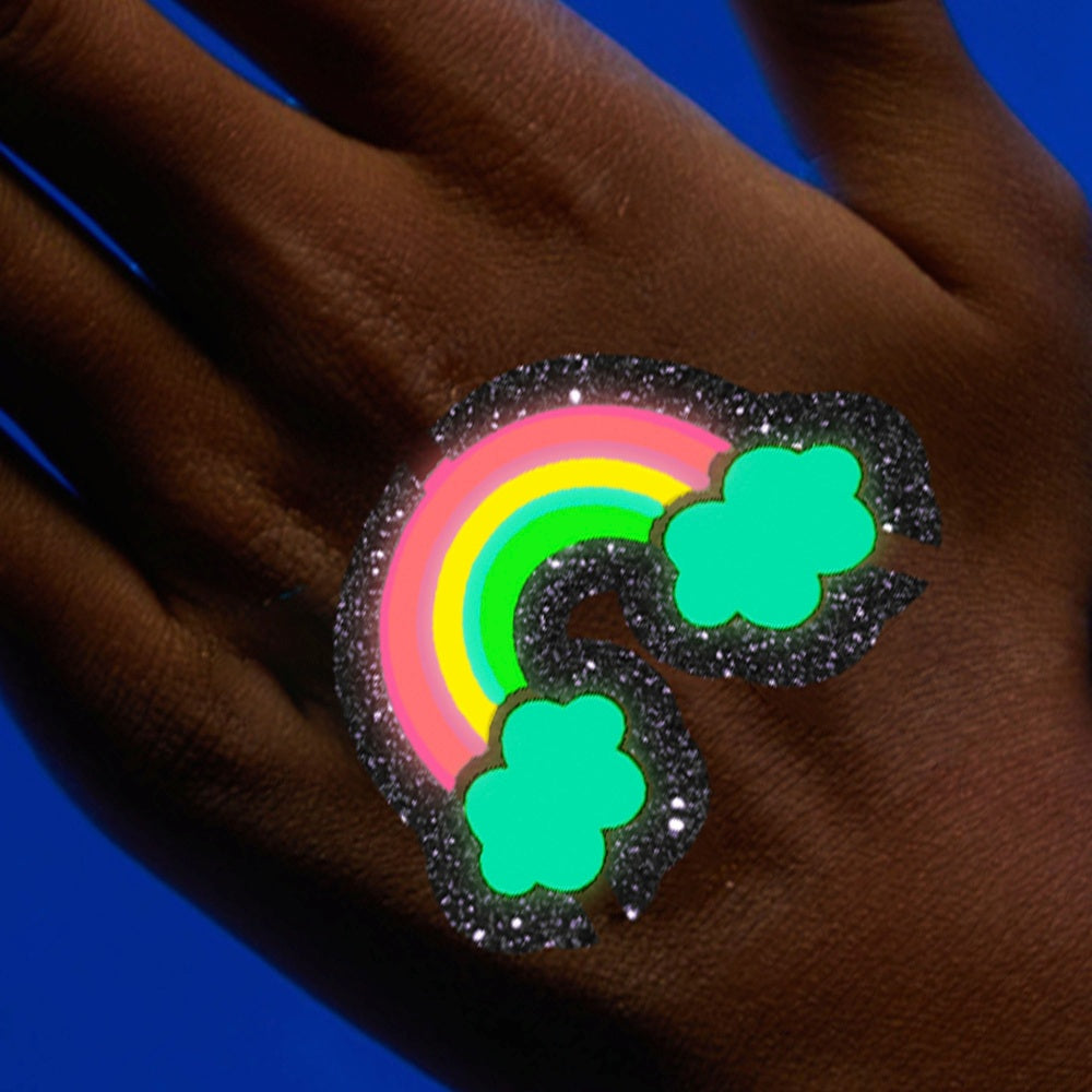 Fablab Glow In The Dark Glitter Tattoos