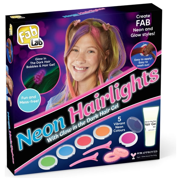 Fablab Neon Hairlights Set